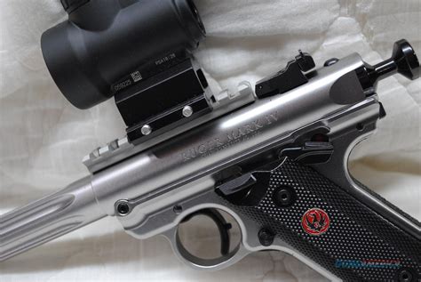 Ruger Mk Iv With A Red Dot For Sale At 946020498