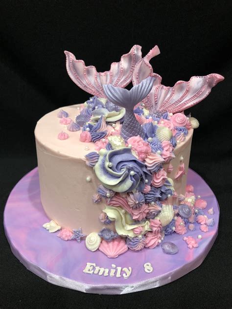 Mermaid Birthday Cake Mermaid Birthday Cakes Mermaid Cakes New Birthday Cake