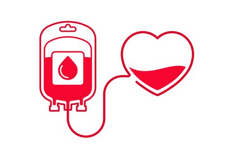 Blood Donation Vector Illustration Donate Blood Concept With Blood Bag