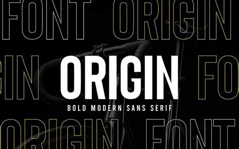 Origin Bold Retro Sans Serif Font 149710 Templatemonster