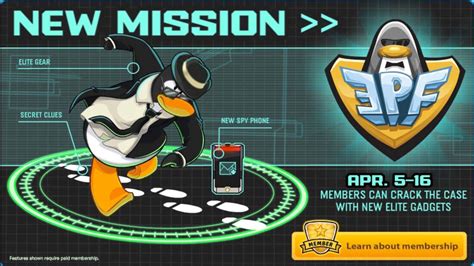 View at 480dp!**unfortunately, club penguin is now gone, so we can't play the missions anymore. Club Penguin - New EPF Mission - YouTube