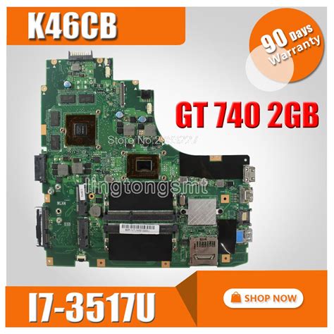 K46cb Motherboard I7 3517u Rev20 Gt 740m 2gb For Asus A46cb K46cm