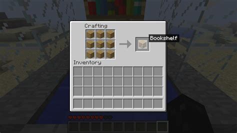 Bookshelf Minecraft Crafting