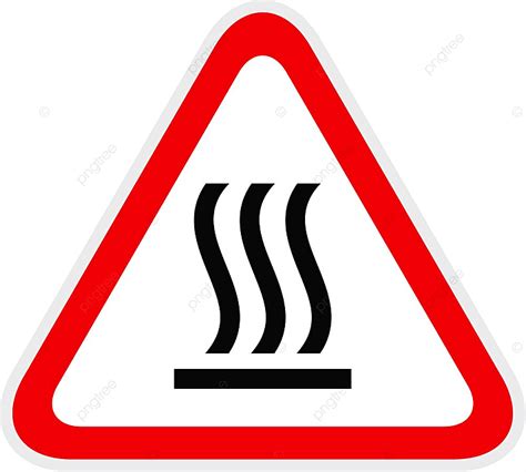 Hazard Symbols Clipart Vector Triangular Red Warning Hazard Symbol
