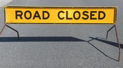 Road Closed Sign 2 Free Photo Download Freeimages