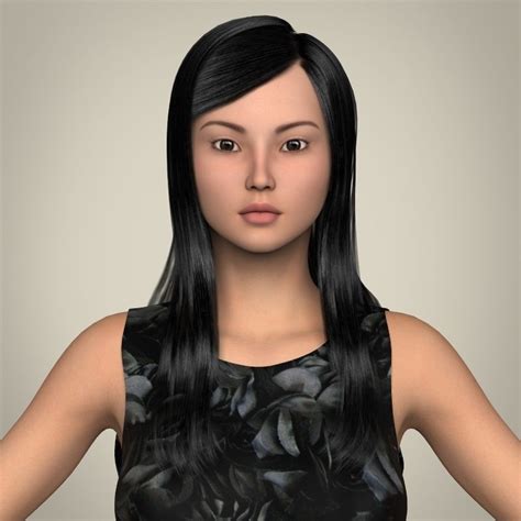 Realistic Cute Sexy Girl D Model Cgtrader