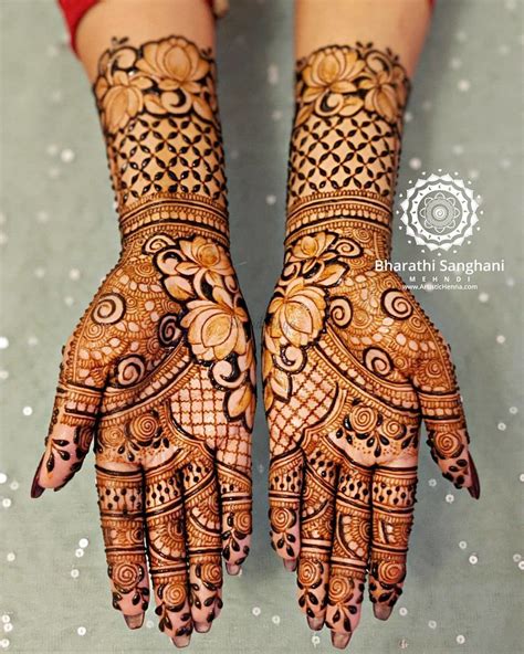 47 Lotus Motif Mehendi Designs For Hands Every Bride Should Bookmark