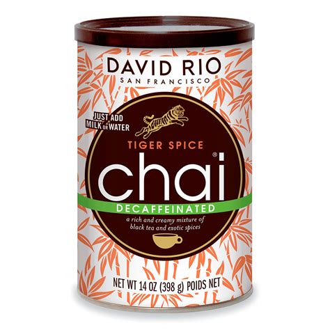 David Rio Tiger Spice Chai Koffeinfrei Vieni Ch