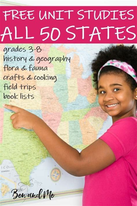Use These Free Unit Studies For All 50 States For A Year Of Social