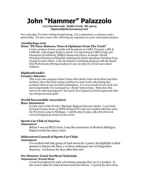 resume format  college students