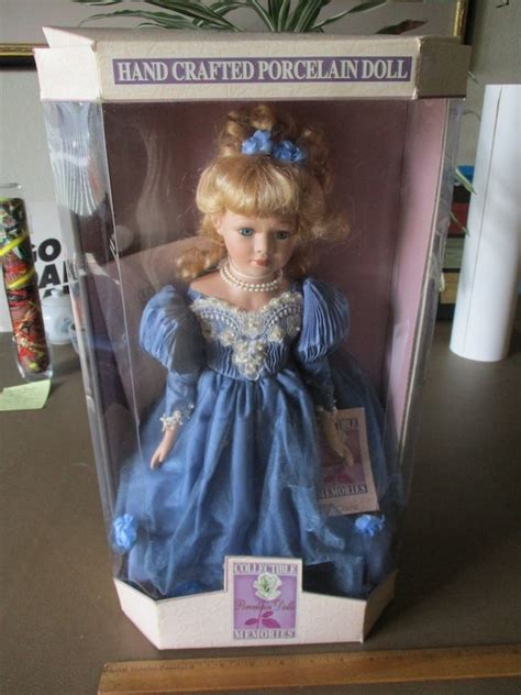 Vintage Collectible Memories Porcelain Laura Doll W Stand New Etsy
