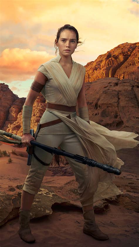 Produced by lucasfilm and abrams' production company bad robot productions. 1080x1920 Rey Star Wars The Rise Of Skywalker 2019 4k ...
