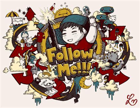 Follow Me Colored Version By Leimelendres On Deviantart