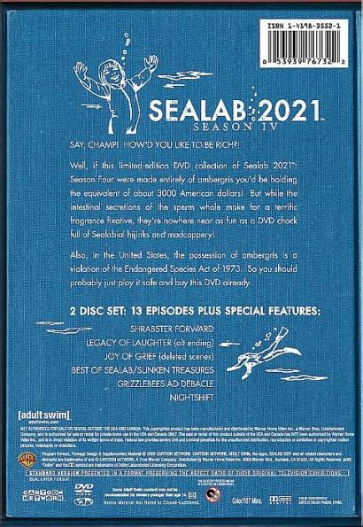 Sealab 2021 Season Iv 2 Discs By Sealab 2021 Season 4 2pc Dvd