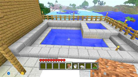 Build and install your own in ground concrete swimming pool! Minecraft 360: How to Build a Pool with Hot Tub - YouTube
