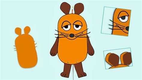 .und natürlich mit der maus und dem elefanten! free printable: "sendung mit der maus" hampelmaus (wdrmaus ...