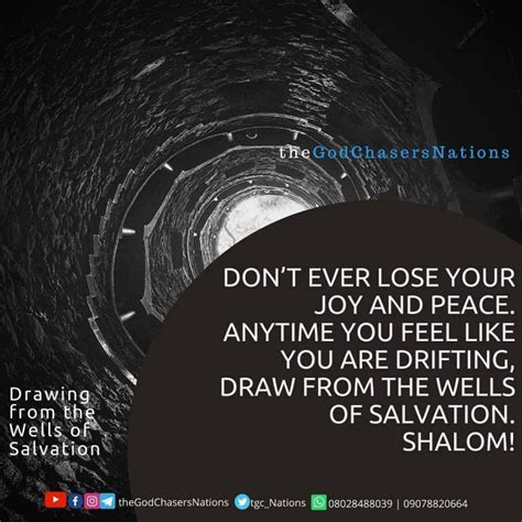 Drawing From The Wells Of Salvation The God Chasers Nations