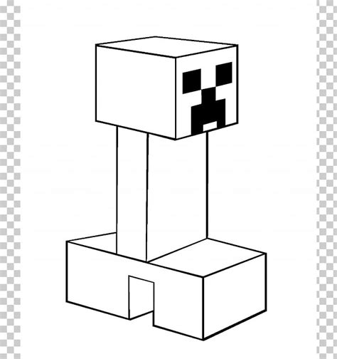 Minecraft Coloring Book Creeper Mob Video Game Png Clipart Adult
