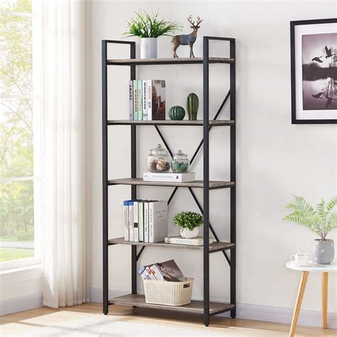 Buy Bon Augure Industrial Bookshelf Etagere Bookcases And Book Shelves