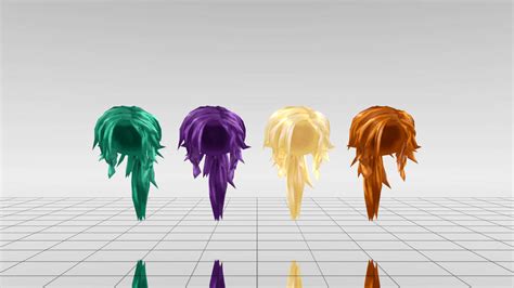 Mmd Roblox Ponytail Hair Dl By Ona2000 On Deviantart