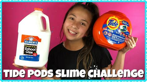 Tide Pods Slime Challenge Youtube