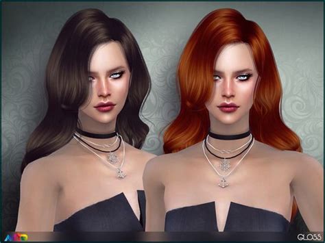 K - Long wavy hair for your sims Found in TSR Category ...