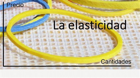 Qu Es Elasticidad En Econom A Youtube