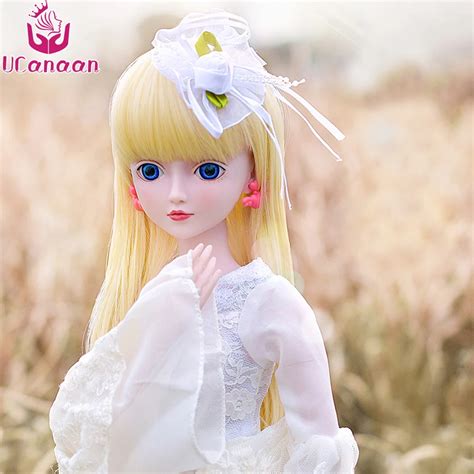 Ucanaan 13 Large Bjdsd Doll Body 19 Joints Rotated Toys Model Reborn Girls Free Make Up Snow