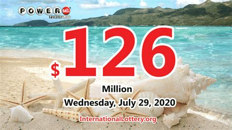 Powerball Results Of July 25 2020 A Player Won The Second Prize