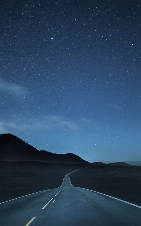 800x1280 Lonely Road At Night Nexus 7samsung Galaxy Tab 10note