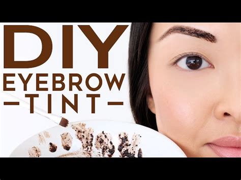 How To Tint Your Eyebrows At Home Naturally Diy Recipe Best Skin