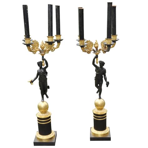 Pair Of Empire Lamps For Sale At 1stdibs