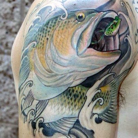 75 Bass Tattoo Designs For Men Sea Fairing Ink Ideas Tattoo Designs Tattoo Designs Men Tattoos