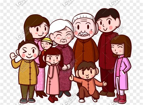 Gambar Animasi Keluarga Besar