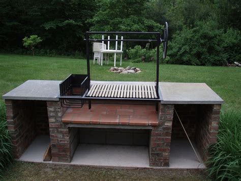 Massive cooking grill with brackets for grill lifting handles and. Argentine Grill Kit (With images) | Grill kit, Brick bbq ...