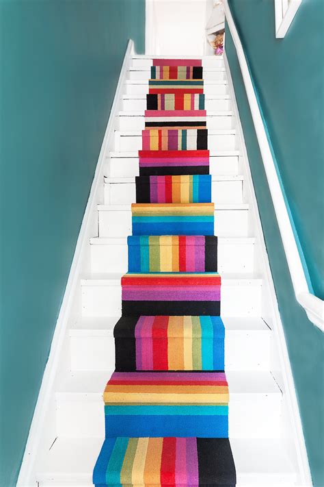 Running a carpet cleaning business means dispatching team members, managing daily operations there's a lot going on and even more to remember. A Toronto Designer's Rainbow Renovation | Carpet staircase ...
