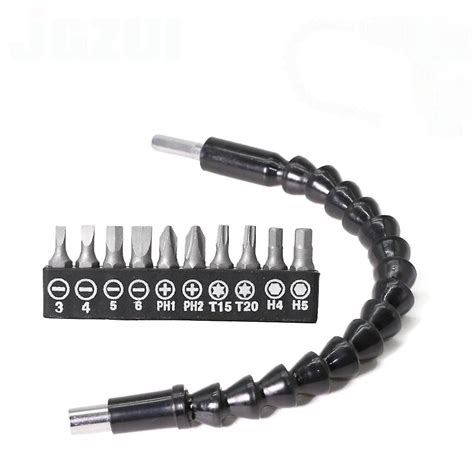 295mm flexible shaft tool electronics drill screwdriver bit holder connect link multitul hex