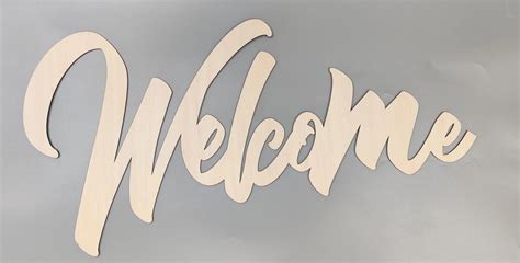 Welcome Sign Xtool Projects