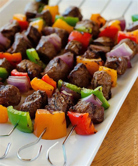 The slow 'n' sear turns your grill into a first class smoker and also creates an extremely hot sear zone you can use to create steakhouse steaks. Grilled Steak Kebabs