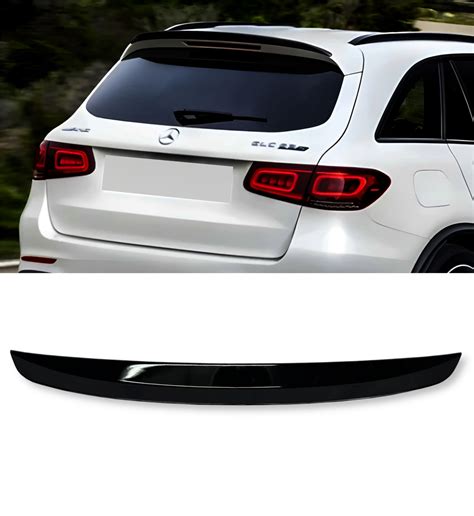 Rear Roof Spoiler Amg Style Gloss Black For Mercedes Benz Glc X Suv