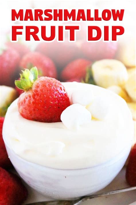 Marshmallow Fruit Dip Recipes Wedge
