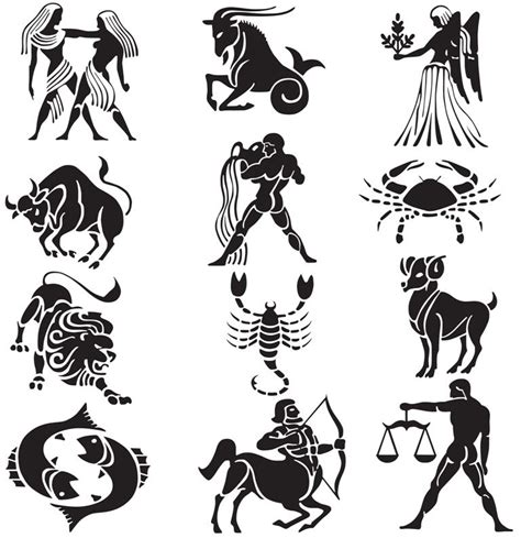 Zodiac tattoo stencil hand drawn vector illustration. Zodiac stencils | Zodiac tattoos, Virgo tattoo