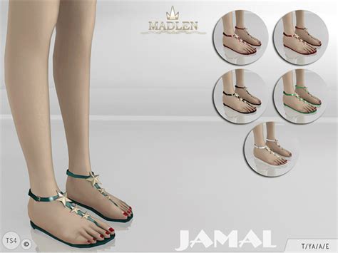 The Sims Resource Madlen Jamal Sandals By Mj95 • Sims 4 Downloads