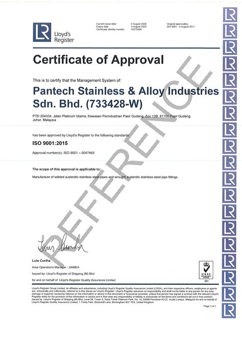 Driving this aspiration is our vision and mission statements which are underscored by the core values adhered to throughout the group. Pantech Stainless & Alloy Industries Sdn Bhd