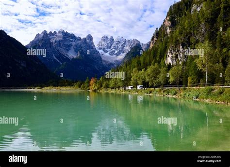 Dolomites Mountainsmonte Cristallo In South Tirol Italyemerald