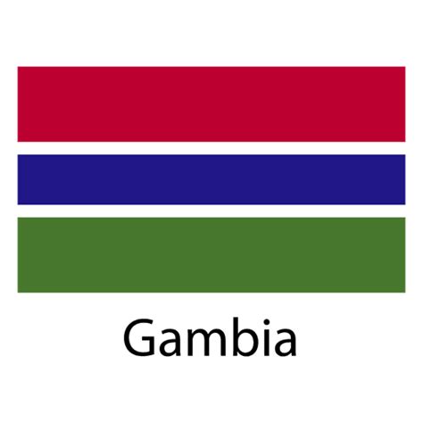 Gambia National Flag Transparent Png And Svg Vector File