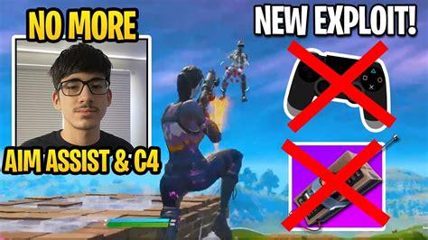 Faze Sway Shows New Exploit To Counter Aim Assist And C4 In Fortnite Update Youtube