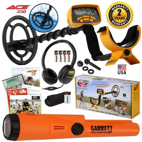 Garrett ace 250 is not completely waterproof so an investment in a control box cover would be with the ace 250 being a beginner's metal detector there really isn't much advice i can give with my number 1 detector pick. Details about Garrett ACE 250 Metal Detector w/ Waterproof ...