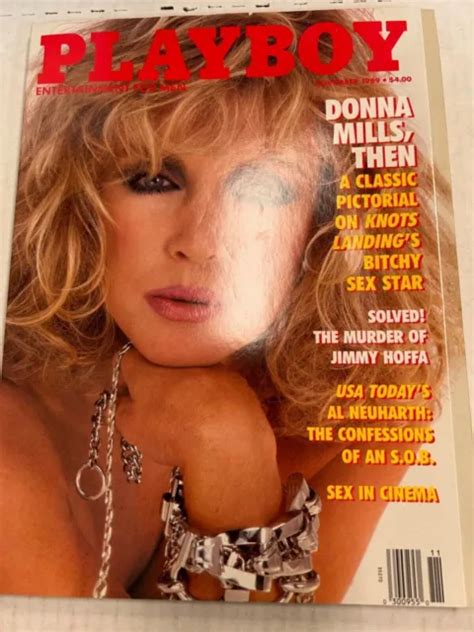Playboy Magazine November Donna Mills Jimmy Hoffa Excellent Plus