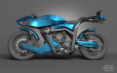 Futuristic Motorcycle 3d Cgtrader